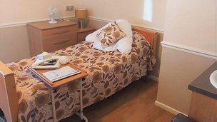 Swallownest Nursing Home in Sheffied, bedroom