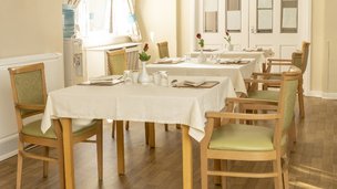 Swallownest Nursing Home in Sheffied, dining room