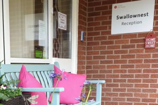 Swallownest Nursing Home in Sheffied, front entrance