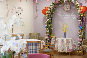 Oak Springs Care Home tearoom