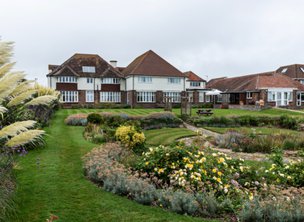 Tenchley Manor Nursing Home in Selsey, rear exterior