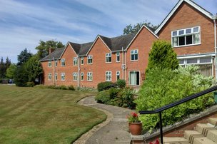 The Gardens Care Home in Boston, garden