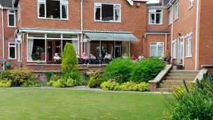 The Gardens Care Home in Boston, garden