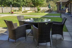 The Harefield Care Home in Uxbridge, garden