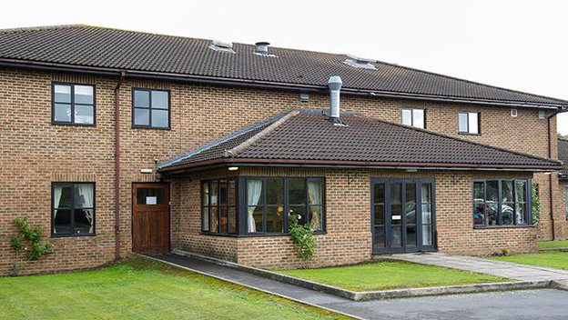 The Harefield Care Home in Uxbridge, front entrance