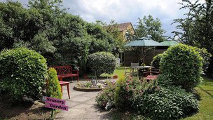 The Hornchurch Care Home in Essex, garden