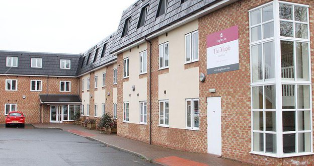 The Maple Care Home in Stockton-On-Tees, Teesside outside of home