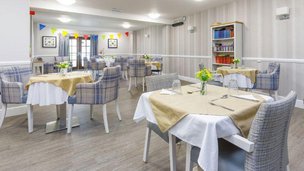 The Polegate Care Home in East Sussex, dining room