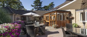 Templemore Care Home in Northampton, patio 