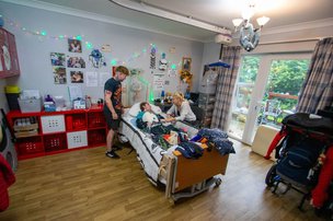 Ty Cwm - resident in bedroom