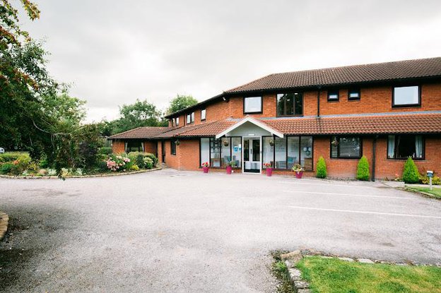 Sherwood Lodge Care Home in Preston, Front Exterior