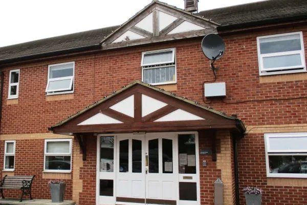 Victoria House Nursing Home in Stockton-on-Tees, front entrance