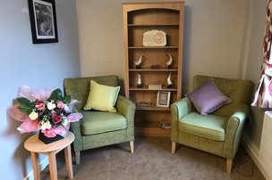 Victoria House Nursing Home in Stockton-on-Tees, reading corner