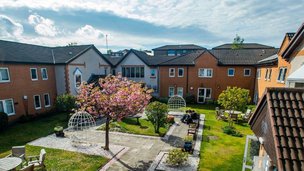 Victoria Manor in Edinburgh, courtyard