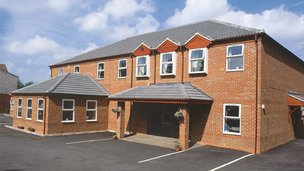 Victoria Mews in Coventry, front entrance