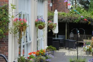 Victoria Park Care Home in Ilkeston, garden