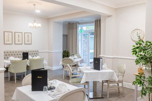 Walstead Place Care Home in Haywards Heath Dining Room