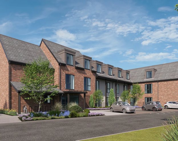 Hazelton Gardens, Waterlooville, exterior
