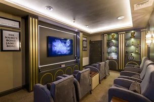 Watermeadow Grange, Exeter. Cinema room. 