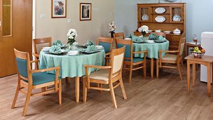 Waterside Care Home in Tipton, dining room