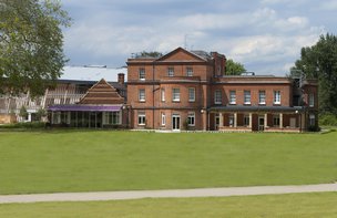 West Hall in West Byfleet front exterior