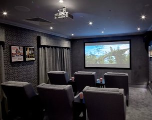 West Wood Care Home, cinema room. 