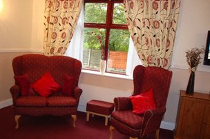 Westleigh Lodge in Leigh, seating