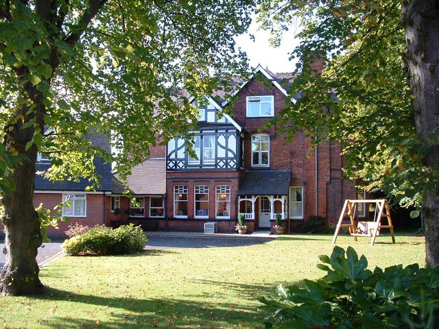 Westwood House Residential Care Home in Ashby exterior of home with garden