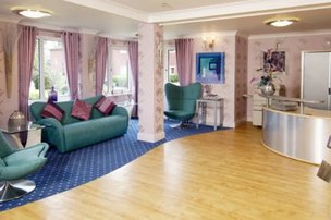 Westwood Lodge in Wigan, reception