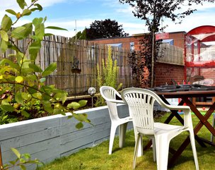 Willowcroft Care Home, Sutton-in-Ashfield, garden area