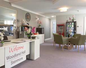 Woodlands Care Centre, Cambridge, communal area