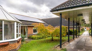 Woodlands View in Stevenage, garden space