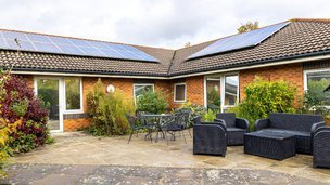 Woodlands View in Stevenage, patio