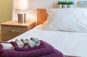 Worsley Lodge in Manchester, bedroom