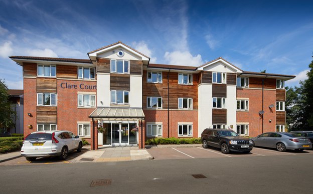 Clare Court Care Home, Birmingham, Front of home, Car Park