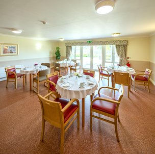Clare Court Care Home, Birmingham, Dining room