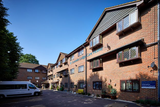Lavender Lodge, Farnborough, Front of the home 
