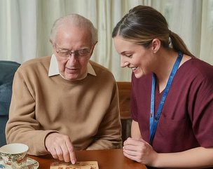 HTR Care and Recruitment, Uxbridge, carer and client